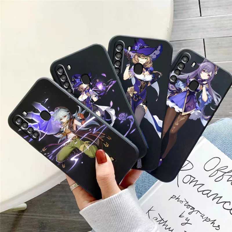 

Genshin Impact Project Game Phone Case For Samsung Galaxy S8 S8 PLus S9 S9 Plus S10 S10E S10 Lite 5G Plus Liquid Silicon Funda