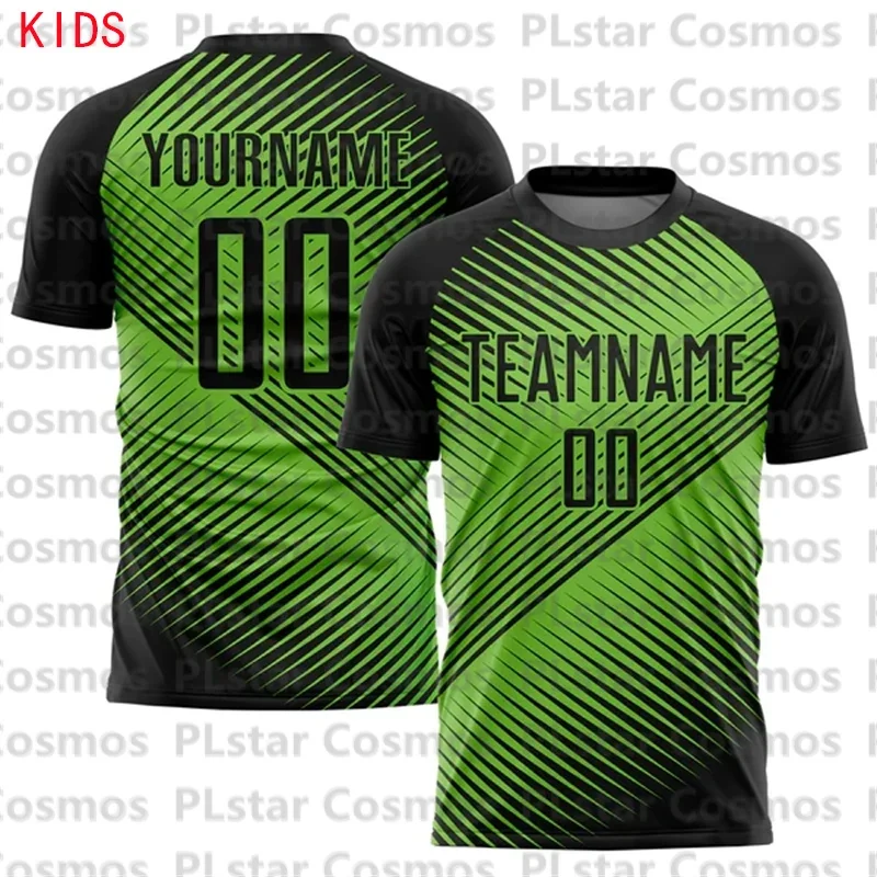

Custom Gray Black-Old Gold Sublimation Soccer Uniform Jersey 3D Printed Kids Football Jersey Boys Tops Girl Tees