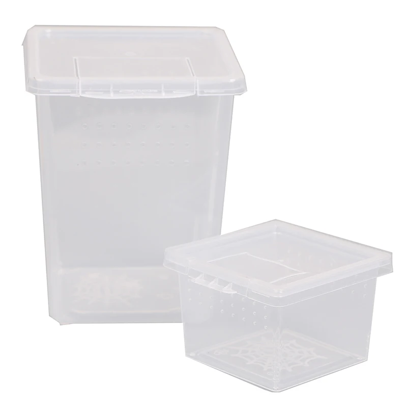 Акриловая Пластиковая Коробка Для Кормления 1 Шт. Контейнер Человеческого Паука