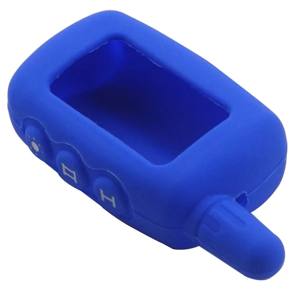 

Силиконовый чехол для ключей jingyuqin для Starline A6 A9 A8, двухсторонняя автомобильная сигнализация, ЖК-брелок с пультом дистанционного управления, чехол