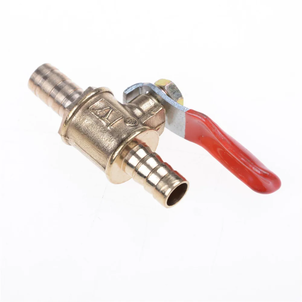 

3 Sizes 1PCS 5/16" Hose Barb Inline Brass Water/Air Gas Fuel Line Shut-off Ball Valve Simple operation 8mm motorized ball valve