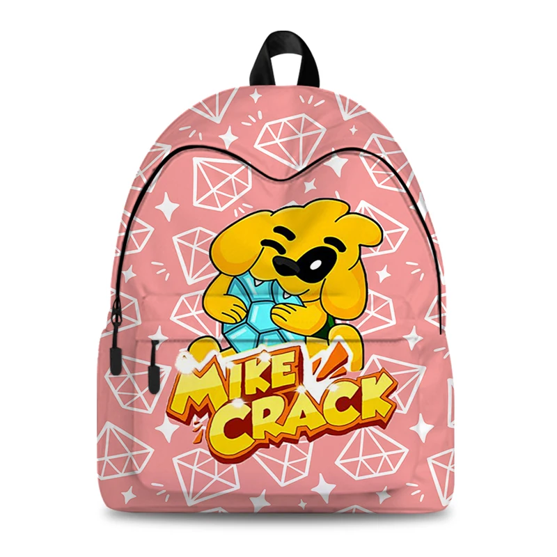 

Selling 3D Mikecrack Backpack Students Schoolbag Compadretes Knapsack Funny Cartoon Mochila Casual Back Pack Teenager Travel Bag