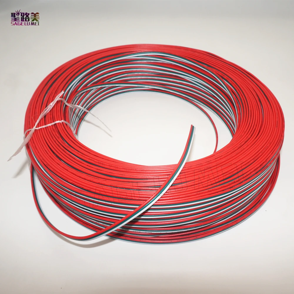 5 м/10 м удлинитель 2pin/3pin/4pin /5pin провод 22 AWG для WS2812b 2811 2801 5050 RGBW Светодиодная лента