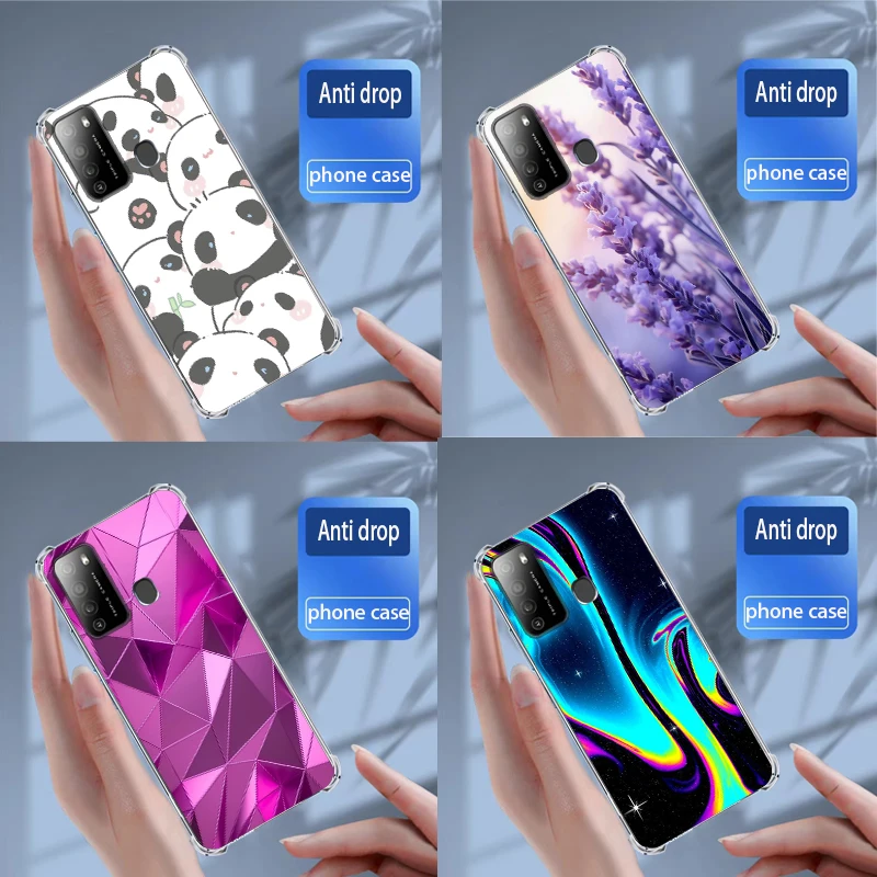 Cases For Itel Vision 2/S16 Pro Cover Soft Silicone transparent TPU Phone Case Coque Capa Bumper