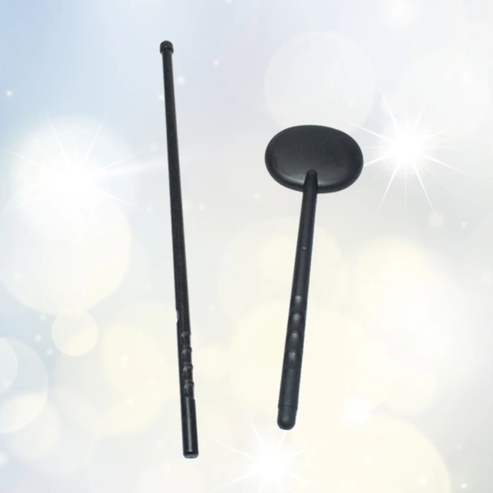 

2pcs Eye Occluder and Stick Eye Occluder with Handle Vision Tool Vision Testing Equipment Eye Optometry Tool