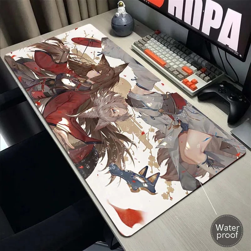 

Oversize Azur Lane Extended Mouse Pad XXL for Gamer Setup Gaming Mousepad 900x400mm Rubber Keyboard Pads Pc Waterproof Desk Mat