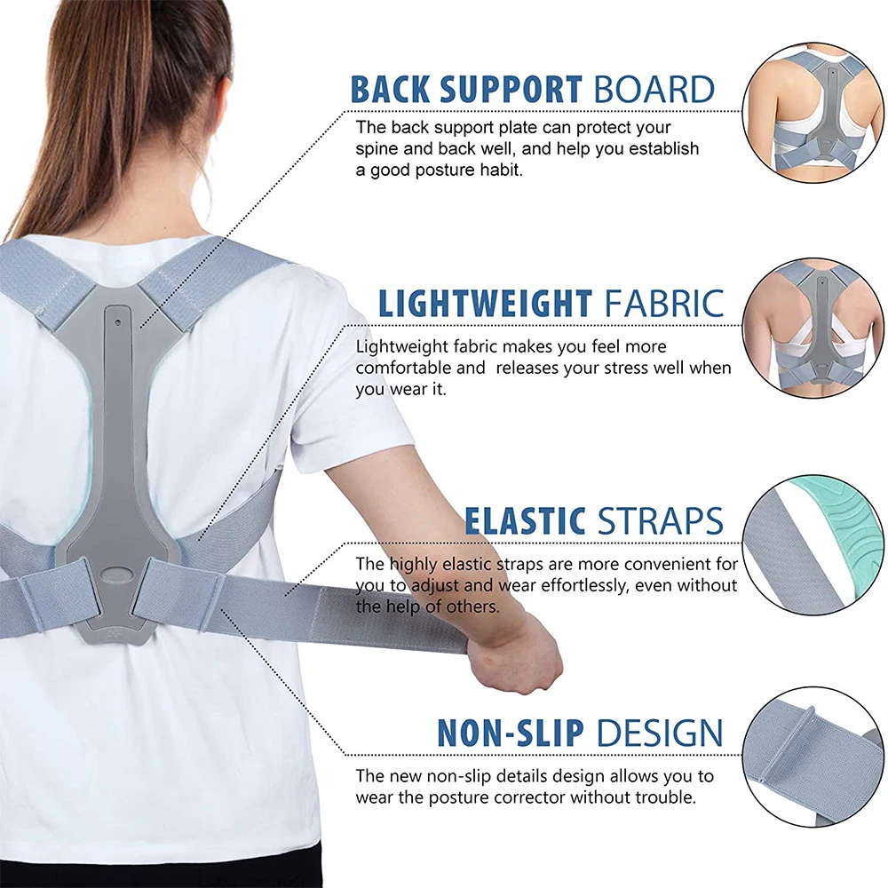 Невидимый Корректор осанки для груди сколиоз бандаж спины пояс позвоночника
