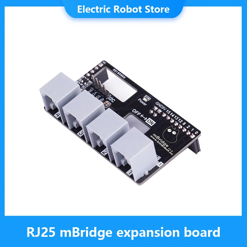 Плата расширения MBridge RJ25, Surport Micro:Bit Makeblock и Robot Bit от Kittenbot Плата расширения MBridge RJ25, Surport Micro:Bit Makeblock и Robot Bit от Kittenbot