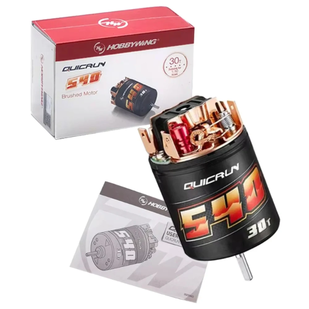 Hobbywing QuicRun 540 30T 40T/555 11T 13T матовый двигатель подходит для 1/10 гусеничных машин