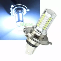 h4 33 led 12v super bright smd white car fog light headlight driving lamp bulb