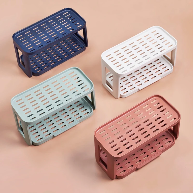 

LJL-2 Tier Home Seasoning Storage Rack Spice Organizer Rack Standing Rack Multifunction Kitchen Organizer