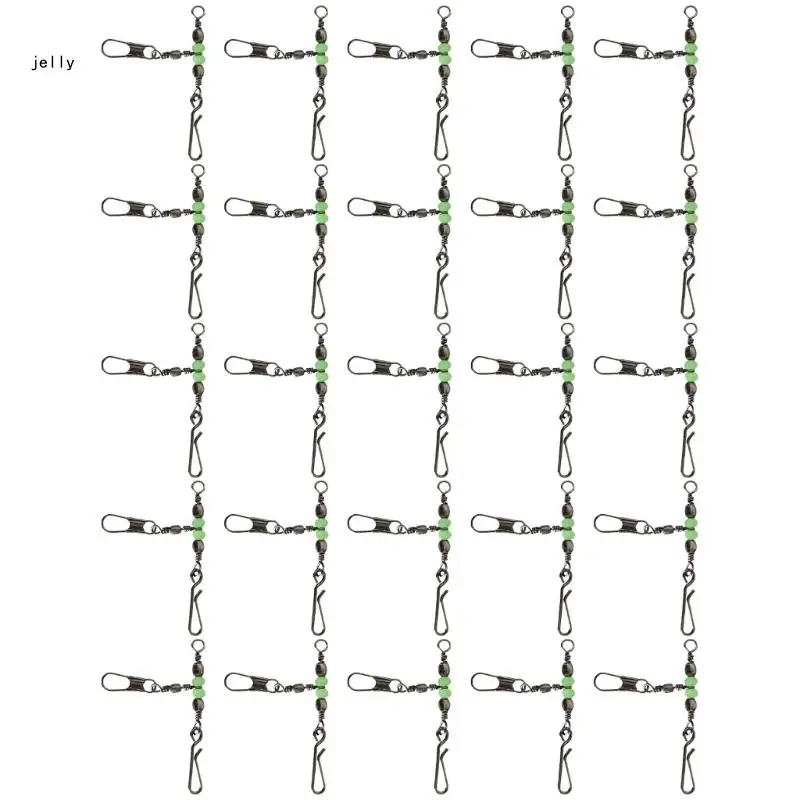 Светящийся соединитель для вертлюгов рыбалки вращающийся морской