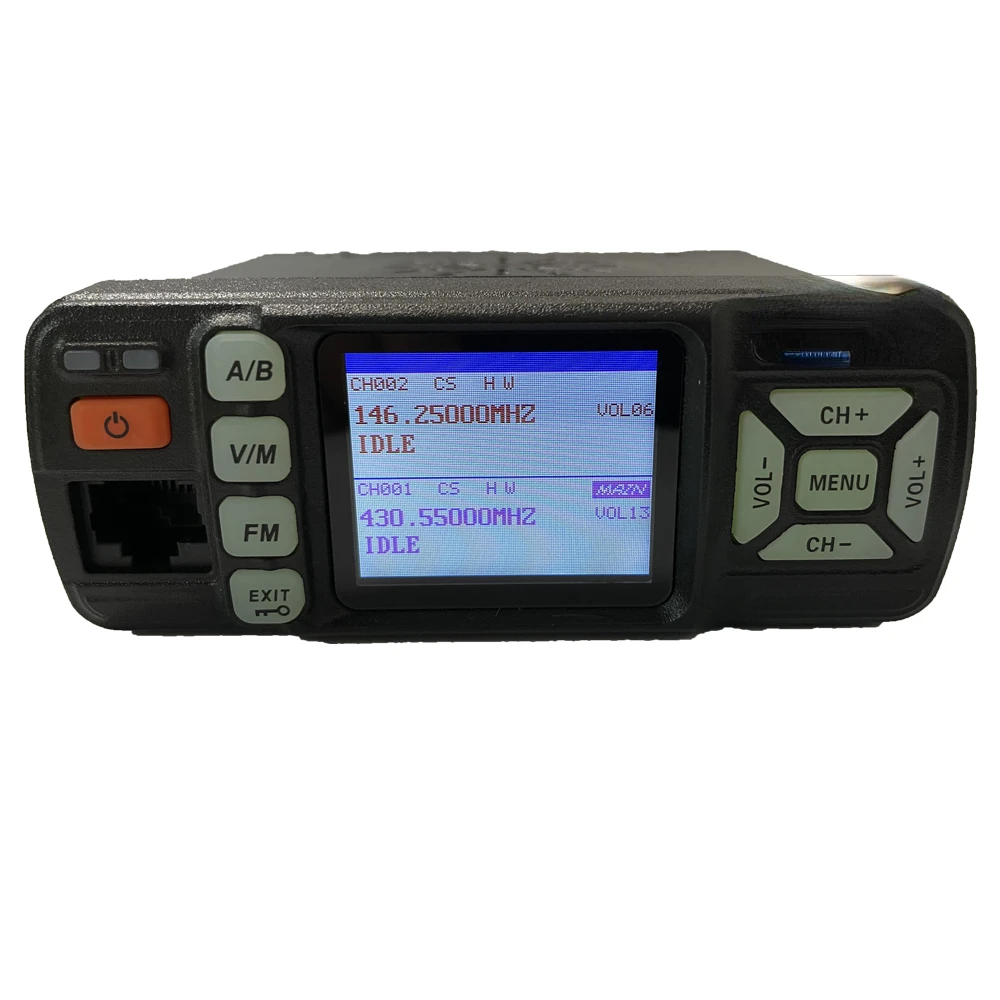 RM-03 Walkie Talkie RM03 25W Dual Band VHF 136-174MHz UHF 400-490MHz FM Ham Radio Mini Car Mobile Radio