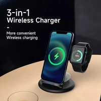3 in 1 wireless charger stand for iphone 13 12 11 pro max mini xs xr fast wireless chaging station for samsung galaxy s21 s20