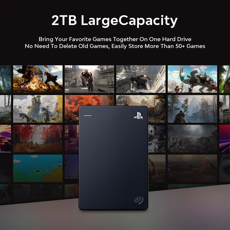 Портативный внешний жесткий диск Seagate для Sony Playstation 4 2 5 дюйма PS4 PlayStation официальное