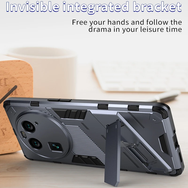 Противоударная броня для OPPO Find X6 Pro X 6 X6Pro бампер-держатель защитный задний Чехол