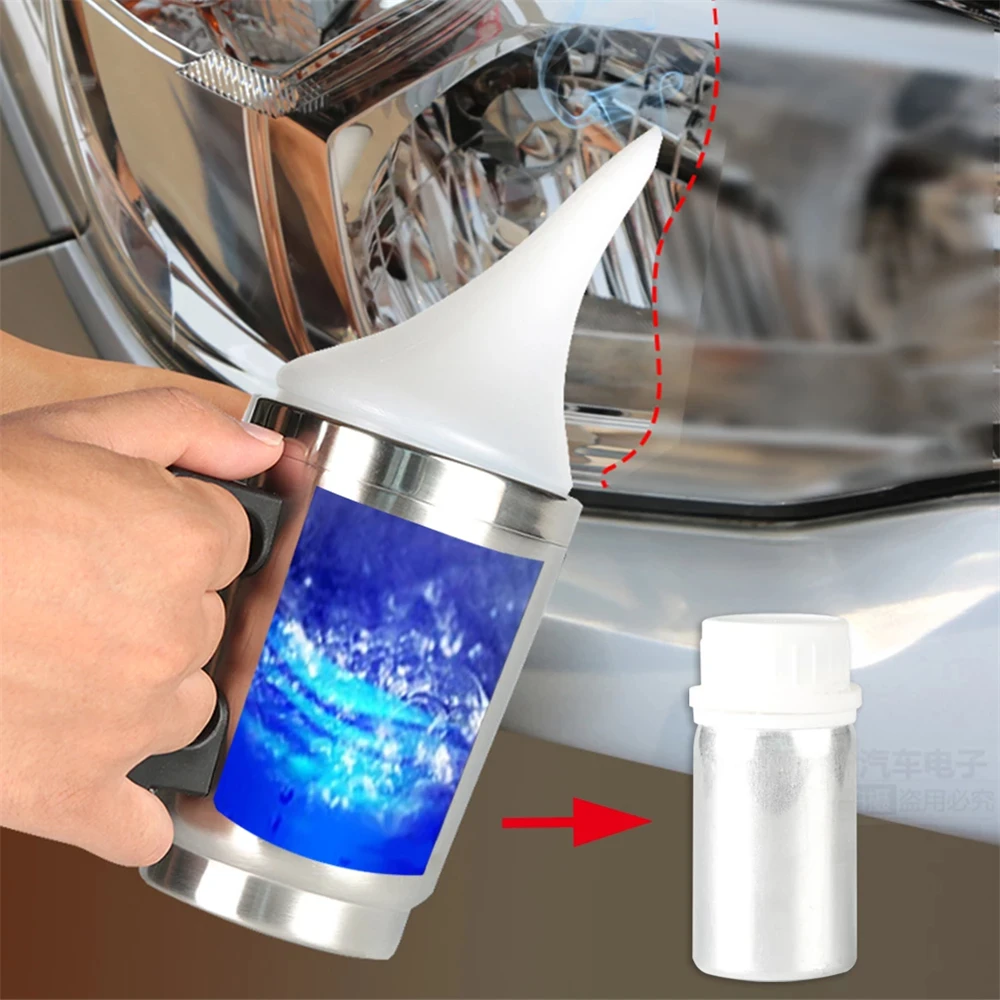 

Glass Coating Agent 100ml Light Restoration Fumigation Car Repair Liquid Polymer Chemicals Polishing Headlights Restoration Kit