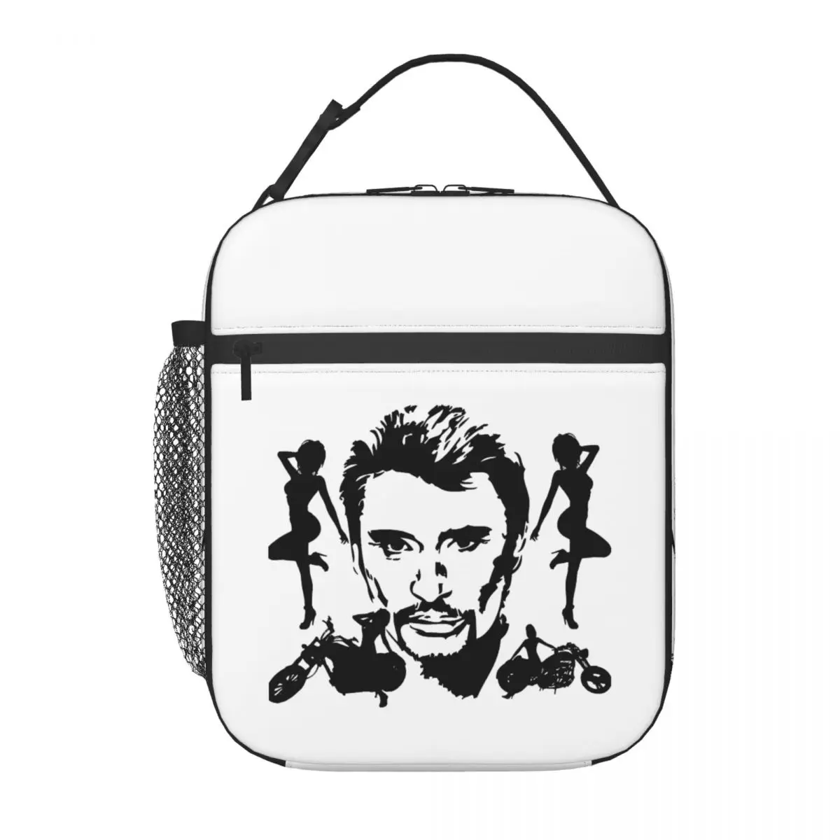 

Крутая термоизолированная Сумка-тоут для ланча с изображением французского рок-звезды, певицы, сумка для подростков, многоразовый контейнер для ланча