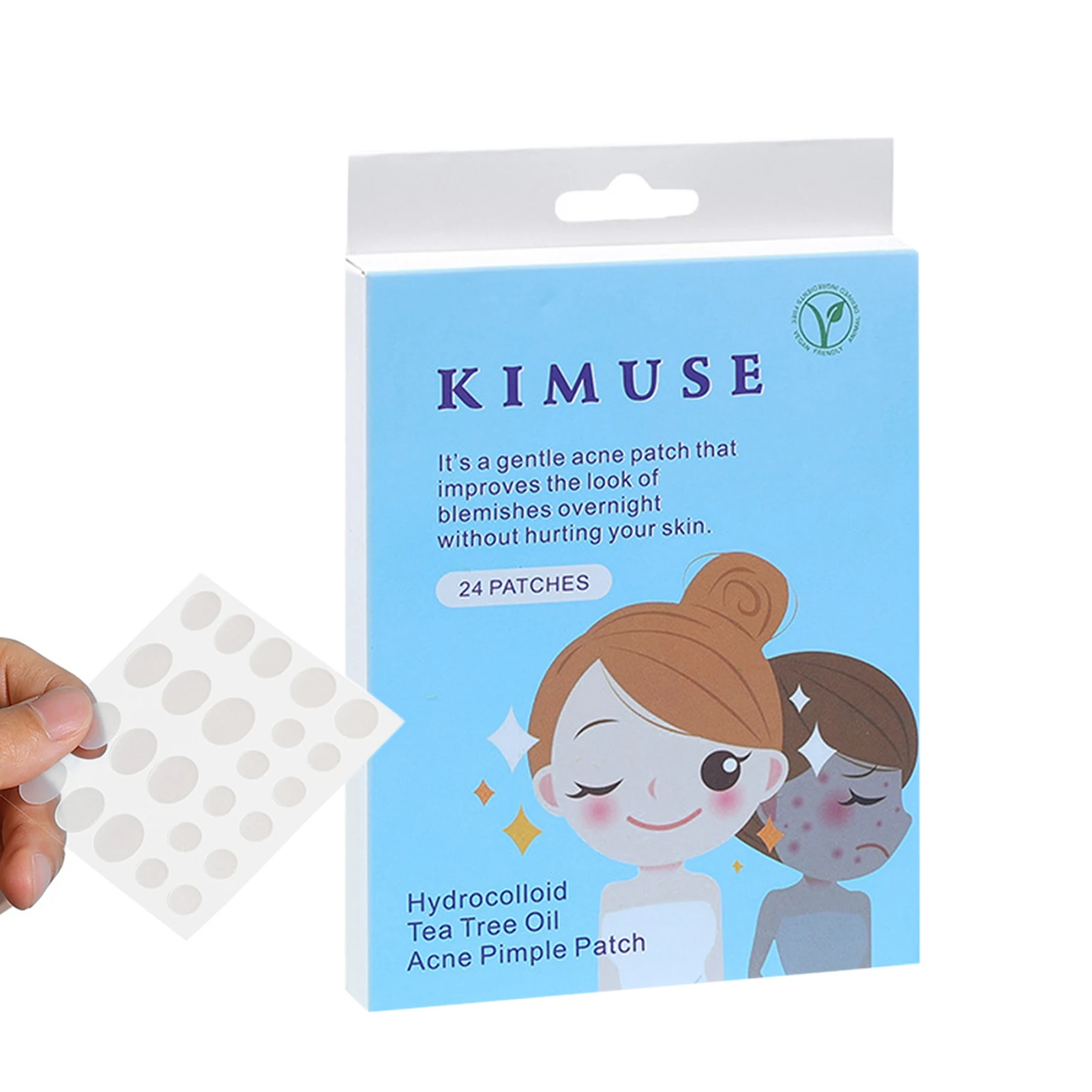 

Pimple Patches Pimple Patches Treat Fast Healing 3 Sizes Hydrocolloid Invisible Pimple Patch Excellent Adhesion Tea Tree Oil And