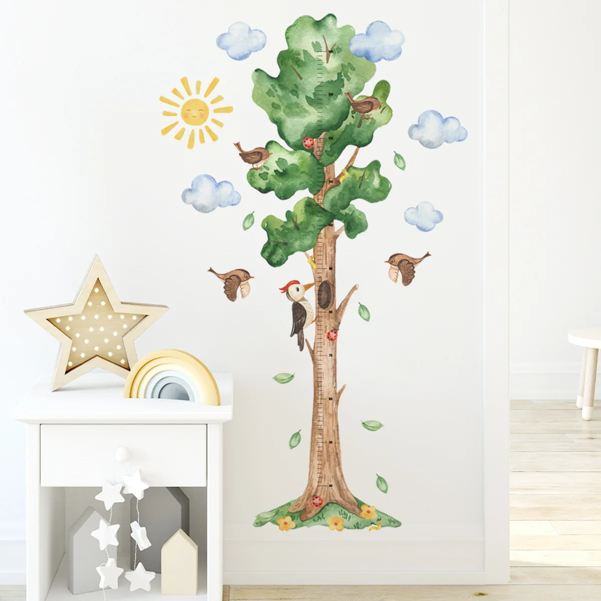 

Large Tree Cartoon Growth Chart for Kids Wall Stickers Measure Height Wall Chart Child Ruler Nursery Room Decor Wall Art Decor