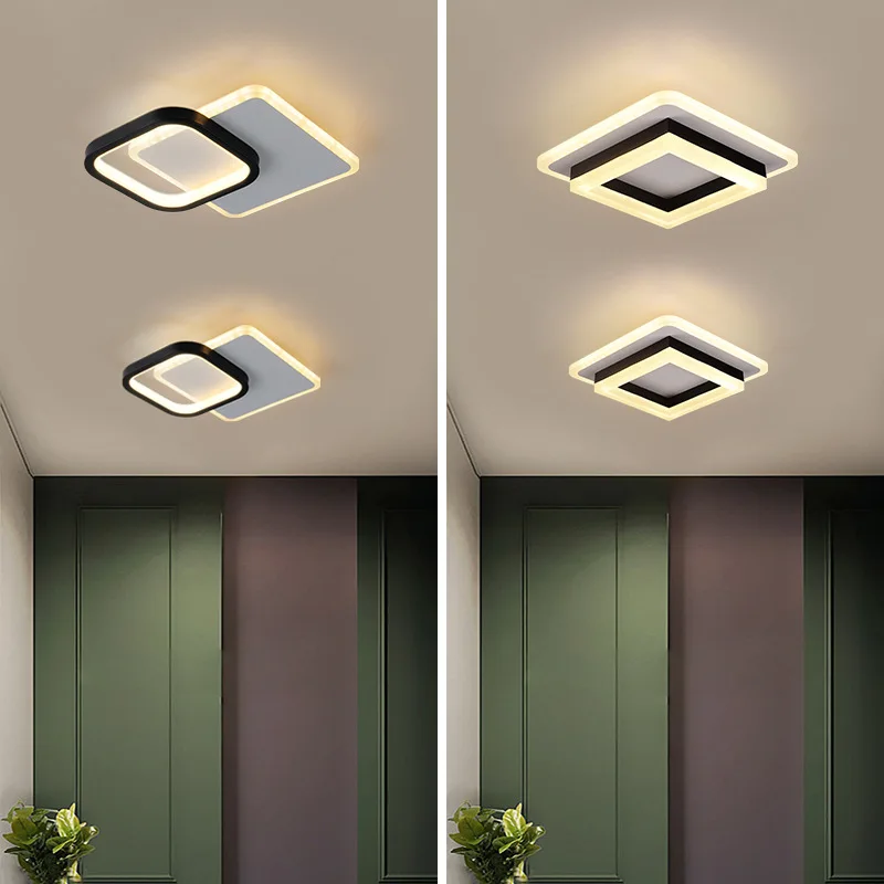 

38W 24W Creative LED Ceiling Light For Living Room Bedroom Corridor Interior Aisle Ceiling Lamps Fixture For Balcony Decor Home