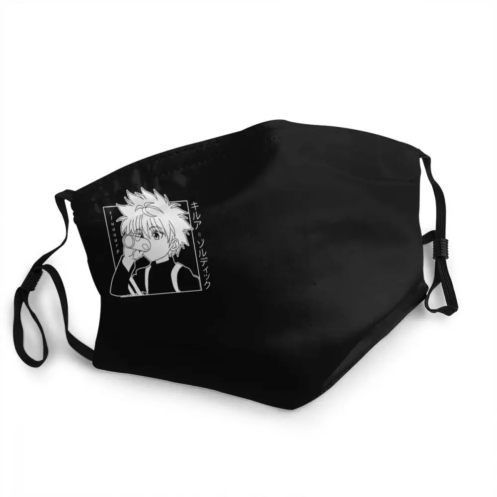 

Trendy Manga Hunter X Hunter Non-Disposable Face Mask Unisex Killua Zoldyck Anti Dust Protection Cover Respirator Mouth Muffle