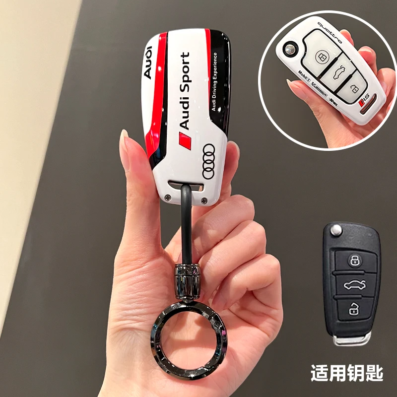 

Сумка для ключей автомобиля Racing Style Design для Audi A1 A3 8P A4 A5 A6 C7 A7 S3 S7 S8 R8 Q2 Q3 Q5 Q7 Q8 Sq5 Tt Rs3 Rs6 Аксессуары