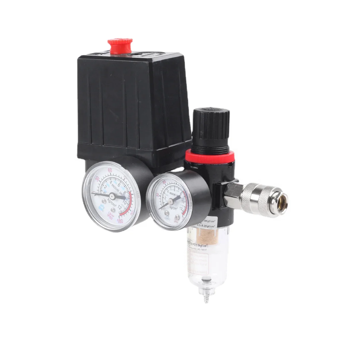 125psi Automatic Pressure Switch Assembly With Pressure Regulating Valve Oil-water Separator