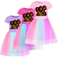 2022 girls summer dress mirabel costume kids wedding party princess dress kids cartoon encanto clothes girls vestido