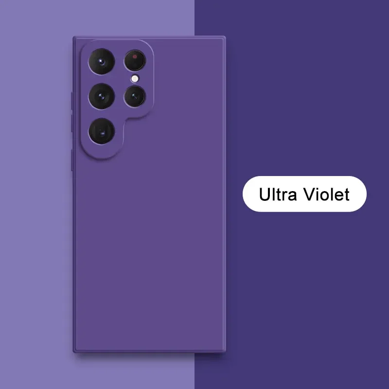 Оригинальный чехол из жидкого силикона чехлы для Samsung Galaxy S 24 S24 Plus Защитные