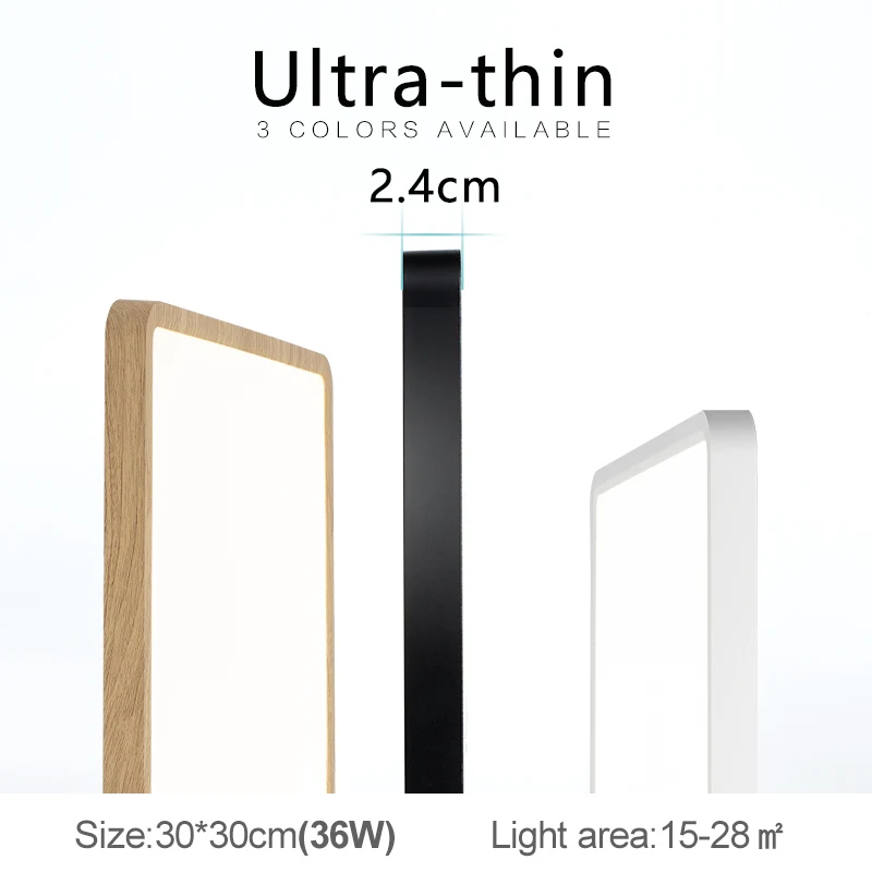 Square Smart Ceiling lamp Tuya App Remote Control lights Brightness Dimmable indoor lighting led for Living room |