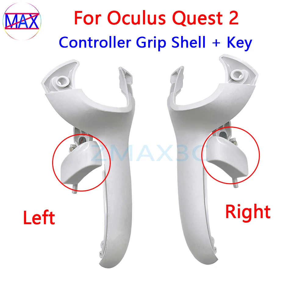

Original New Controller Grip Shell With Trigger Key For Oculus Quest 2 VR Headset Left Right Handle Cover Case For Meta Quest 2