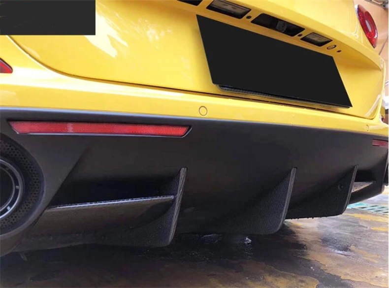 Задний диффузор из углеродного волокна для Ferrari California T 2015-No комплект бампера