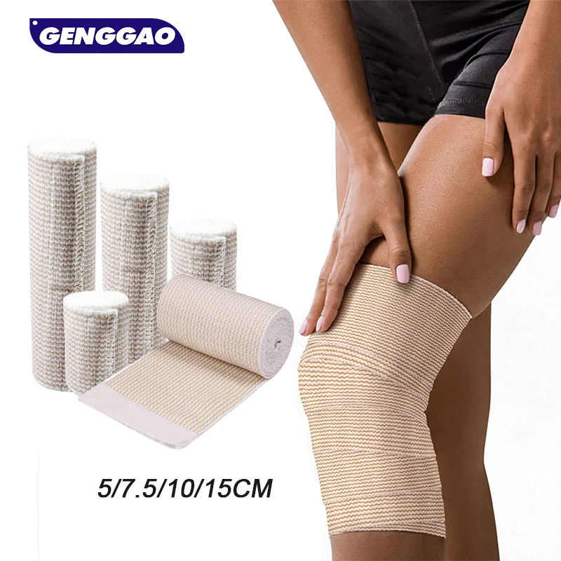 Эластичная Компрессионная Повязка Премиум-качества С Самоклеящейся Тканью Для