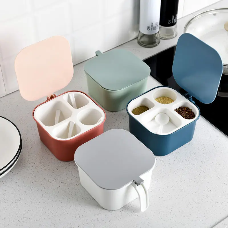 

Комбинированный набор Obelix кухонная коробка для приправ, бытовые кухонные принадлежности, коробка для хранения соли, сахара, мононатрия, глу...