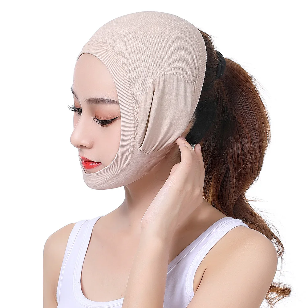 

V Face Massage Double Chin Lifting Breathable Type Bandage Mask Thin Masseter Correction slimming body shaper
