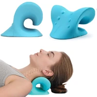neck and shoulder relaxer cervical traction for tmj pain relief and cervical spine alignment chiropractic pillow neck stretcher