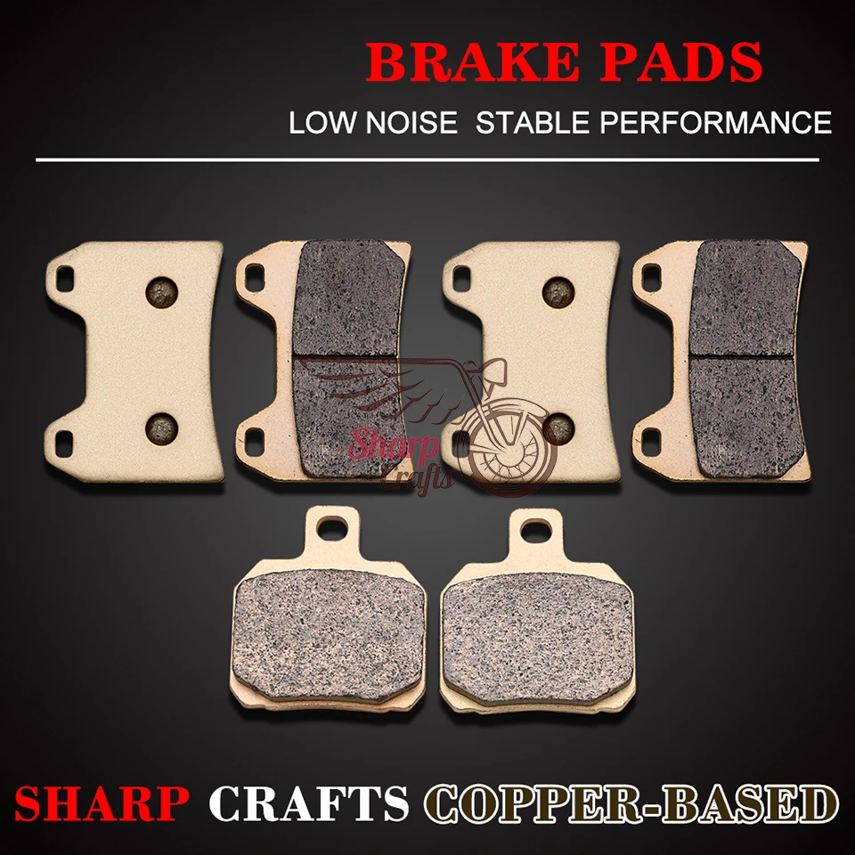 

Motorcycle Front Rear Disc Brake Pads Set For VOXAN Black Magic VB1-Evo Breva Ie Nevada Classic V7 Racer