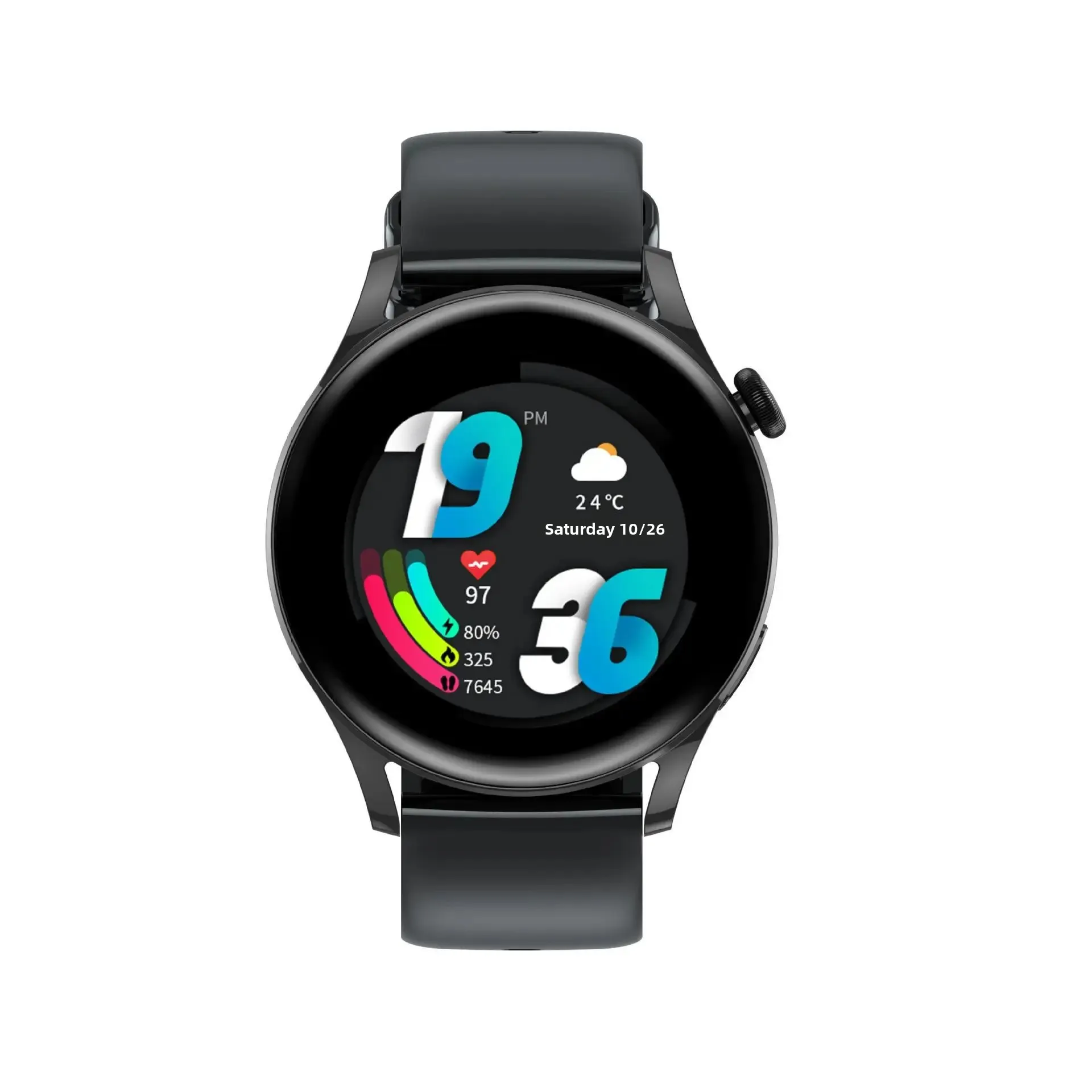 Y1 Смарт-часы с вращающейся кнопкой мониторинг сердечного ритма артериального