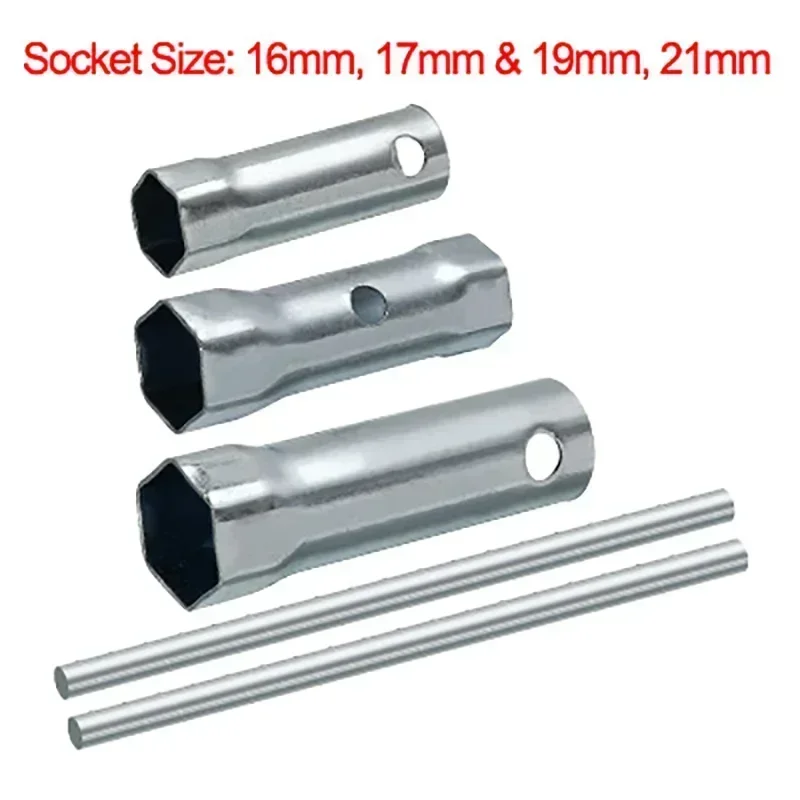 Набор вилок 17/19 мм 3 шт. двойной для автомобильного искрового динамометрического