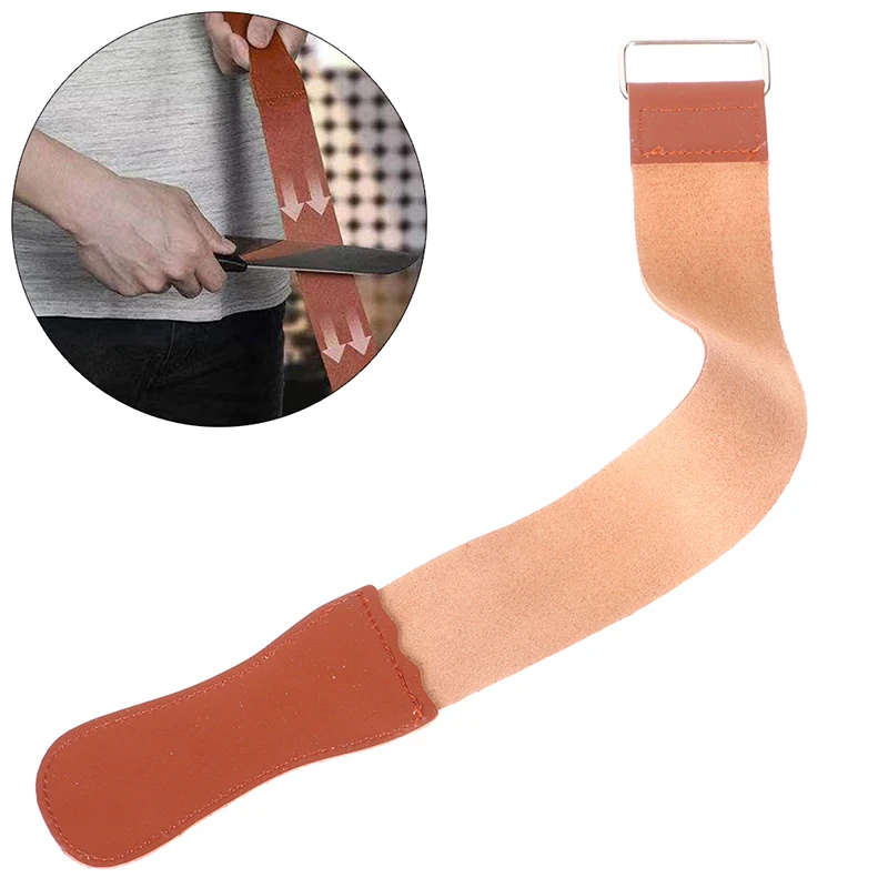 

Genuine Leather Strop Strap Barber Straight Razor Folding Knife Knives Sharpening Shave Sharpener Sharpening Belt 48*5cm