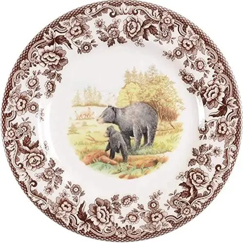 

Salad Plate, Pheasant, 8\u201D | Cabon Cottage Dinnerware | England from Fine Earthenware | Microwave and Dishwasher Safe