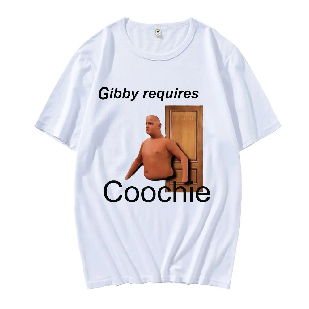 

Модная смешная футболка с изображением аниме Гибби требует почвы для мужчин и женщин, винтажные футболки с смешным рисунком, популярные муж...