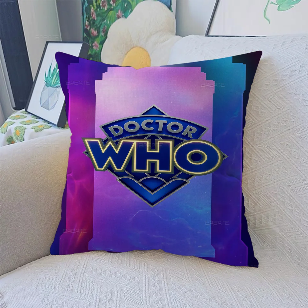 Чехлы на подушки D-Doctor Who с мультяшным диваном декоративные домашние двусторонние