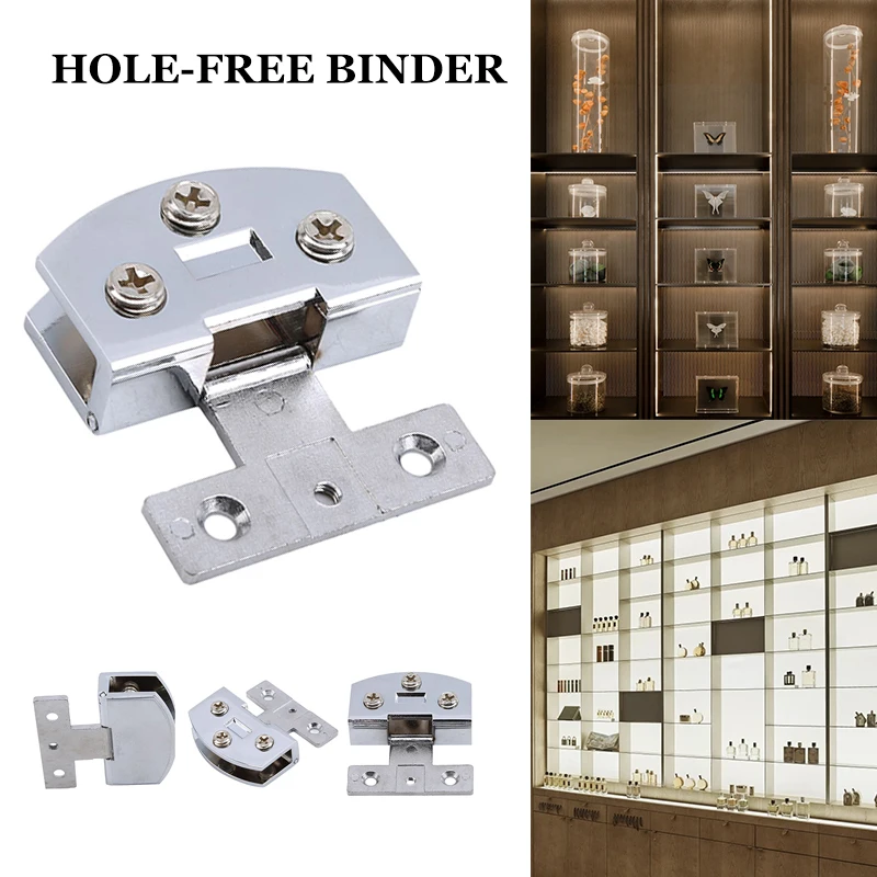 Петля стеклянная без открытых отверстий рамки зажим из закаленного стекла для