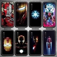 marvel avengers hero iron man phone case for xiaomi mi note 10 lite mi 9t pro xiaomi 10 cc9 9se