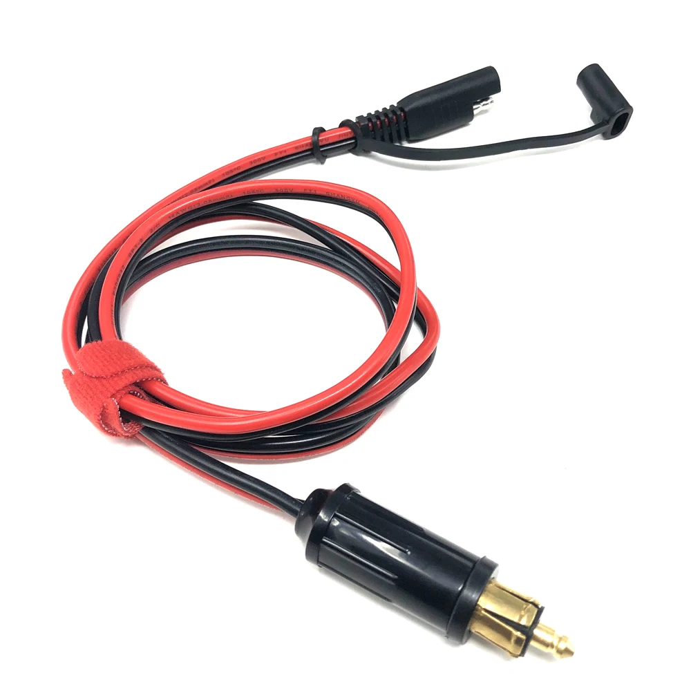 

DIY 14AWG Heavy Duty Harness Quick Disconnect Plug SAE to DIN Hella Socket 100cm for BMW Motorcycles