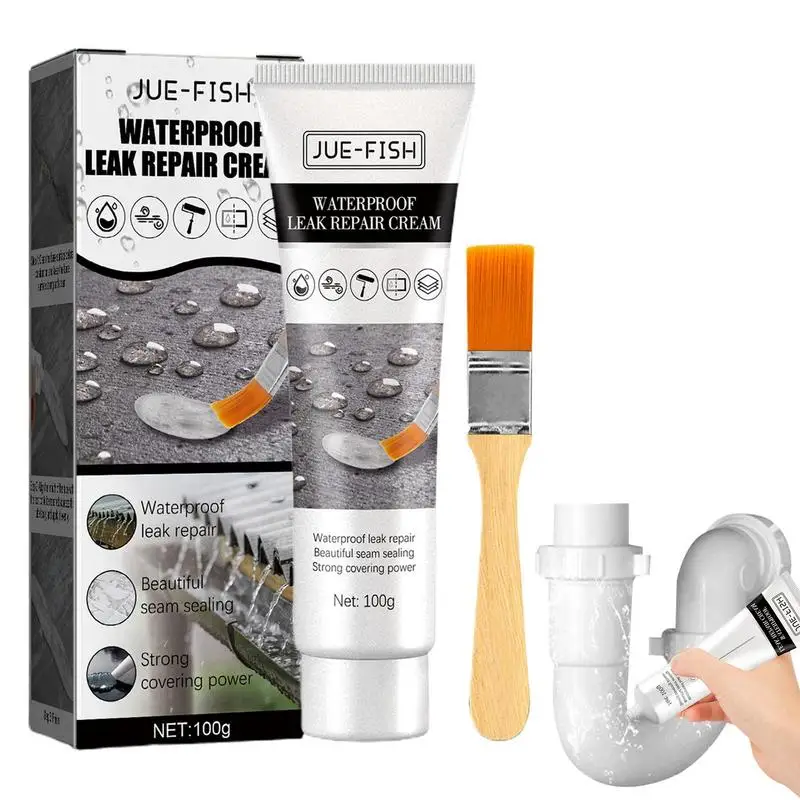 

Waterproof Sealant Clear Strong Waterproof Bonding Glue 100g Invisible Waterproof Anti-Leakage Agent For Bathroom Toilet Tiles