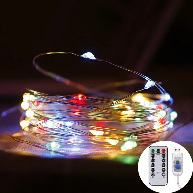 

LED гирлянда с медным проводом