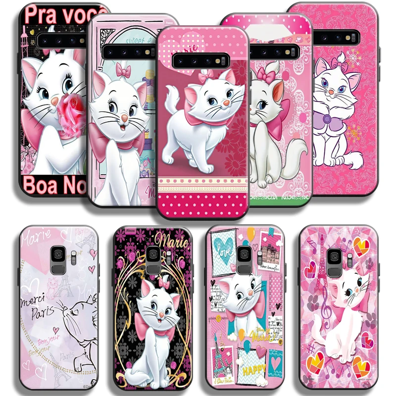 

Disney Marie Cat Phone Case For Samsung Galaxy S10 5G S9 S8 Plus S10 Lite S10E Coque Back Soft Carcasa